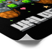 Level 67 freigeschaltete Gaming-Schule-Meme Six Se Poster (Ecke)