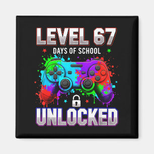 Level 67th Tage der Schule freigeschaltet Gamer Vi Magnet