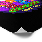 Level 6 7 Gaming Pixel Art Sechs Sieben Gamer  Poster (Ecke)