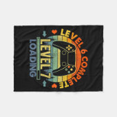 Level 6 Complete 6 Anniversary Gift 6th Wedding An Fleecedecke (Vorderseite (Horizontal))