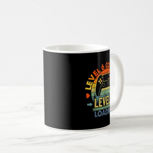 Level 6 Complete 6 Anniversary Gift 6th Wedding An Kaffeetasse (VorderseiteRechts)