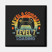 Level 6 Complete 6 Anniversary Gift 6th Wedding An Magnet (Vorne)