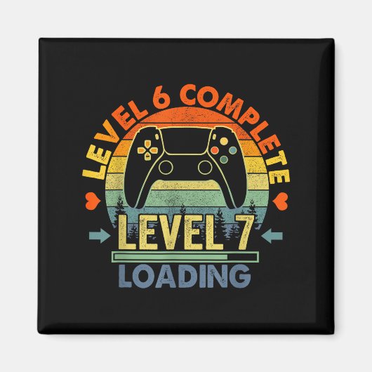 Level 6 Complete 6 Anniversary Gift 6th Wedding An Magnet (Vorne)