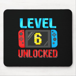 Level 6 freigeschaltet Geburtstagsvideo Gamer 6. G Mousepad
