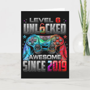 Level 6 freigeschaltet Großartig seit dem 6. Gebur Karte