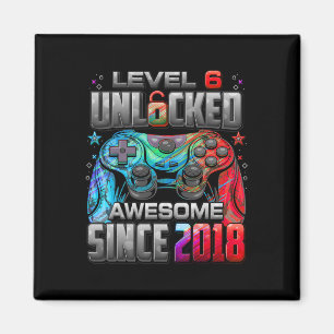 Level 6 freigeschaltet Großartig seit dem 6. Gebur Magnet