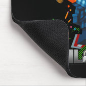 Level 6 Unlocked Funy Birthday Boy Pixel Gamer 6th Mousepad (Ecke)