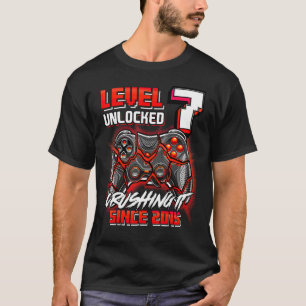 Level 7 freigeschaltet Crushing It 2015 Videospiel T-Shirt