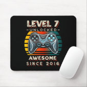 Level 7 freigeschaltet Videospiel Sieben 7. Geburt Mousepad (Mit Mouse)