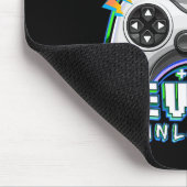 Level 7 Unlocked Video Game 7th Birthday Gamer Boy Mousepad (Ecke)