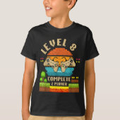 Level 8 Complete 8 Years Anniversary Video Game Gi T-Shirt (Vorderseite)