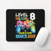 Level 8 freigeschaltet Awesome 2017 Videospiele Ge Mousepad (Mit Mouse)