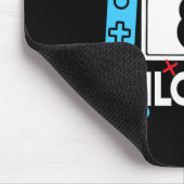 Level 8 freigeschalteter Gamer 8. Geburtstag Video Mousepad (Ecke)