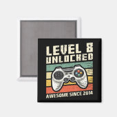 Level 8 Unlock Phantastisch 2014 Videospiel 8. Geb Magnet (Vorderseite/Rückseite)