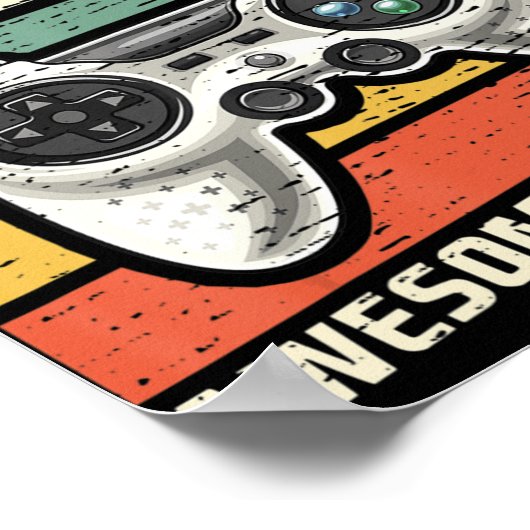 Level 8 Unlock Phantastisch 2014 Videospiel 8. Geb Poster (Ecke)