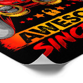 Level 8 Unlocked 8 Year Old Boys 8th Birthday Boy  Poster (Ecke)