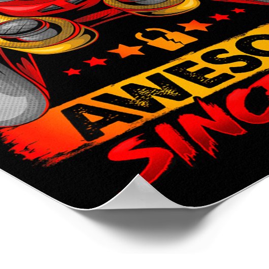 Level 8 Unlocked 8 Year Old Boys 8th Birthday Boy  Poster (Ecke)