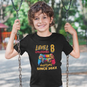 Level 8 Unlocked - Fun Birthday 8 Gamer T-Shirt