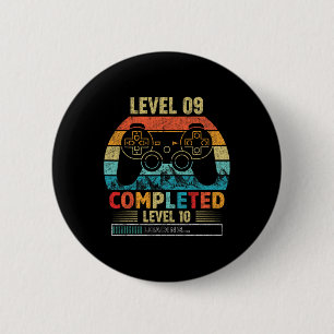 Level 9 Abgeschlossen Level 10 Lädt 9. Geburtstag Button