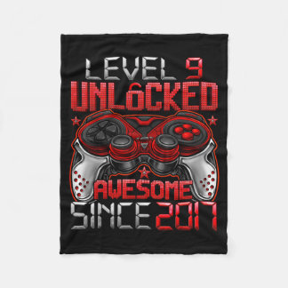 Level 9 freigeschaltet 9 Jahre alt für Jungen 9. G Fleecedecke
