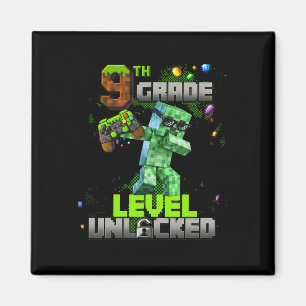 Level 9 freigeschaltet Awesome seit 2016 Geburtsta Magnet