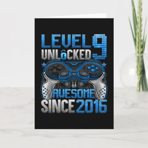 Level 9 freigeschaltet Geschenke für 9-jährige Jun Karte