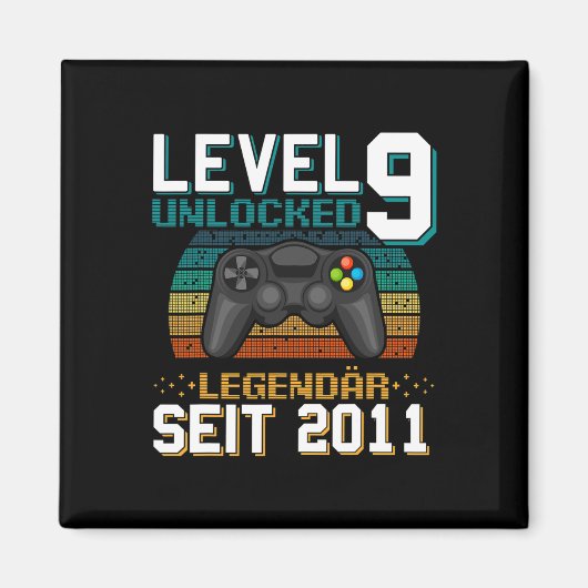 Level 9 freigeschaltet Großartig seit 2015 9. Gebu Magnet (Vorne)