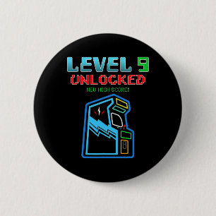 Level 9 freigeschaltet Neuer Höchststand Arcade-Sp Button