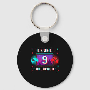 Level 9 freigeschaltet Video-Spieler lustig 9. Geb Schlüsselanhänger