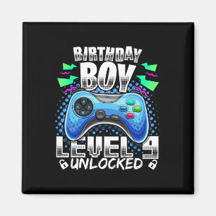 Level 9 freigeschaltet Videospiel 9. Geburtstag Ga Magnet