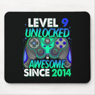 Level 9 freigeschaltet Videospiel 9 Jahre alter Ju Mousepad