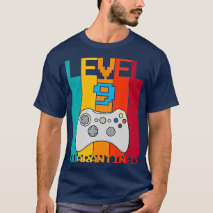 Level 9 Quarantäne 9. Videospieler Quarantäne Gebu T-Shirt