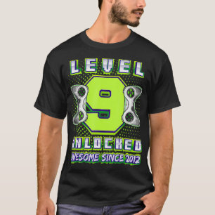 Level 9 Unlock Phantastisch 2012 Videospiel 9. Geb T-Shirt