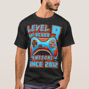 Level 9 Unlock Phantastisch 2012 Videospiel 9. Geb T-Shirt