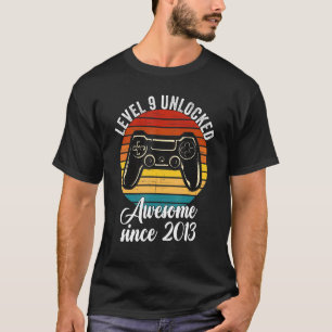 Level 9 Unlock Phantastisch 2013 Videospiel 9. Geb T-Shirt