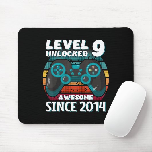 Level 9 Unlock Phantastisch 2014 Videospiel 9. Geb Mousepad (Mit Mouse)