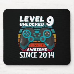 Level 9 Unlock Phantastisch 2014 Videospiel 9. Geb Mousepad