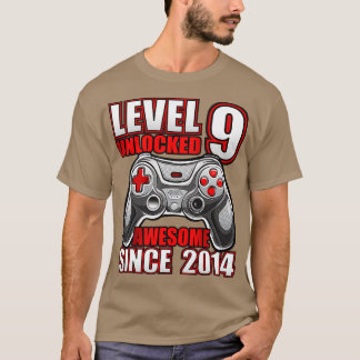 Level 9 Unlock Phantastisch 2014 Videospiel 9. Geb T-Shirt
