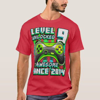 Level 9 Unlock Phantastisch 2014 Videospiel 9. Geb T-Shirt