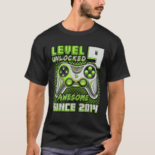Level 9 Unlock Phantastisch 2014 Videospiel 9. Geb T-Shirt
