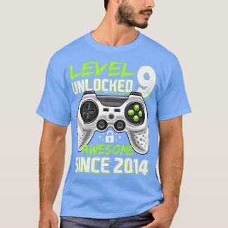 Level 9 Unlock Phantastisch 2014 Videospiel 9. Geb T-Shirt