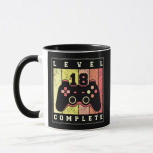 Level abgeschlossen tasse