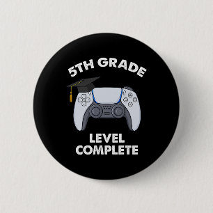 Level Abschluss Gamer Boys Sch Button