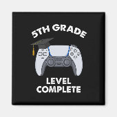 Level Abschluss Gamer Boys Sch Magnet (Vorne)
