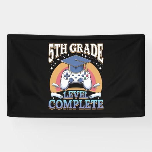 Level Abschluss Gaming Gamer Banner (Horizontal)