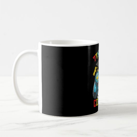 Level Abschluss Gaming Gamer Kaffeetasse (Links)