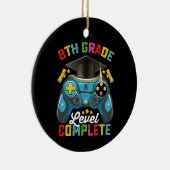 Level Abschluss Gaming Gamer Keramik Ornament (Rechts)