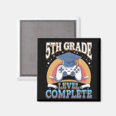 Level Abschluss Gaming Gamer Magnet (Vorderseite/Rückseite)