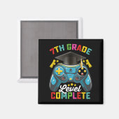 Level Abschluss Gaming Gamer Magnet (Vorderseite/Rückseite)