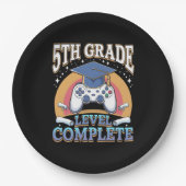 Level Abschluss Gaming Gamer Pappteller (Vorderseite)